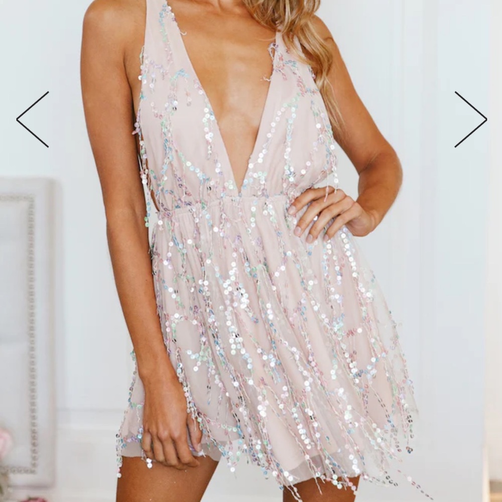 Hello Molly “Try Your Luck Sequin Dress”